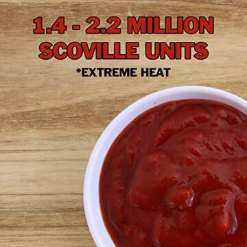 Pure Carolina Reaper Pepper Hot Sauce Mash Puree 3.75oz - Try if you dare! – Perfect Gourmet Gift for the Hot Sauce Fan - Great for Making Hot Sauce