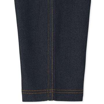 The Children's Place Baby Girls And Toddler Girls Leggings,True Indigo 2 Pack,3T