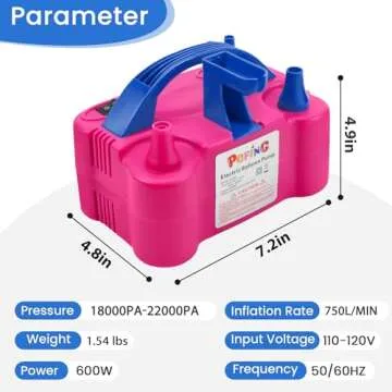 Electric Balloon Pump & Tying Tool for Effortless Inflation