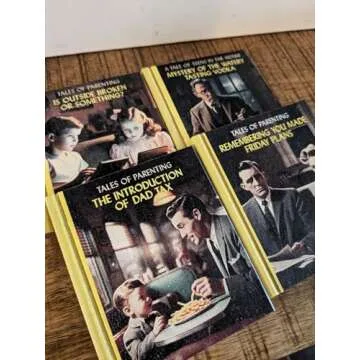 Unique Solid Wood Book Shaped Coasters with Puns