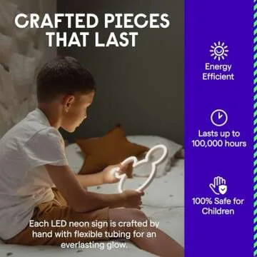 Yellowpop Mickey Mouse Neon Sign - Energy Efficient LED Decor