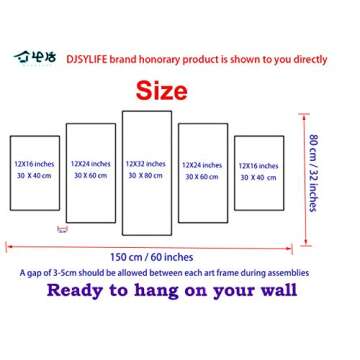 Large Lord Ganesha Canvas Wall Art - Spiritual Decor for Home