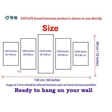 Large Lord Ganesha Canvas Wall Art - Spiritual Decor for Home