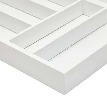 Juvale Bamboo Silverware Organizer - Stylish & Functional