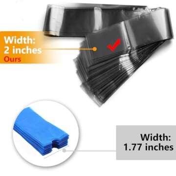 Clip Cord Covers - Canethy Pen Machine Bags 125Pcs Clip Cord Sleeves Pen Machine Covers Tattoo Cord Covers