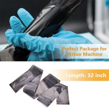 Clip Cord Covers - Canethy Pen Machine Bags 125Pcs Clip Cord Sleeves Pen Machine Covers Tattoo Cord Covers