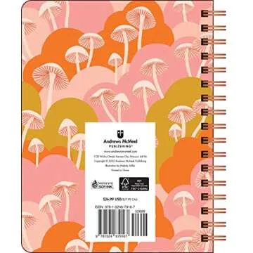 Posh Deluxe Organizer 17-Month Planner: Shroom Fantasy with Habit Tracker