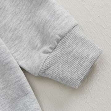 Toddler Baby Boy Golf Outfit Golf Flag/Cart Embroidery Quarter Zip Sweatshirt Plaid Lapel Long Sleeve Polo Shirt Top (Gray, 6-12 Months)