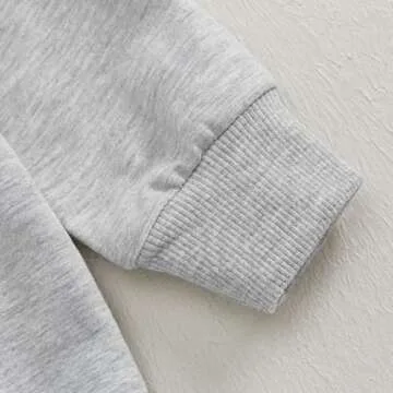 Toddler Baby Boy Golf Outfit Golf Flag/Cart Embroidery Quarter Zip Sweatshirt Plaid Lapel Long Sleeve Polo Shirt Top (Gray, 6-12 Months)