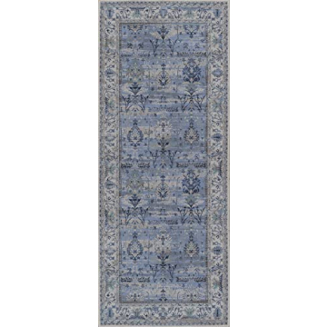 Adiva Eco-Friendly Machine Washable Non-Slip Area Rug