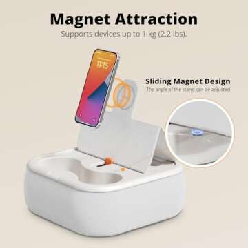 SupeDesk Magnetic Tablet Pillow Stand for 4-13" Devices