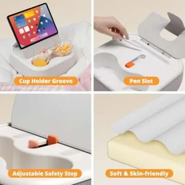 SupeDesk Magnetic Tablet Pillow Stand for 4-13" Devices