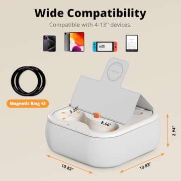 SupeDesk Magnetic Tablet Pillow Stand for 4-13" Devices