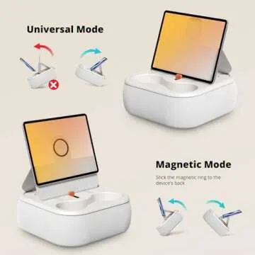 SupeDesk Magnetic Tablet Pillow Stand for 4-13" Devices