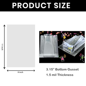 PigPotParty 8x11 Clear Gift Bags – 50 Stylish Options