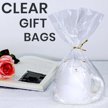PigPotParty 8x11 Clear Gift Bags – 50 Stylish Options