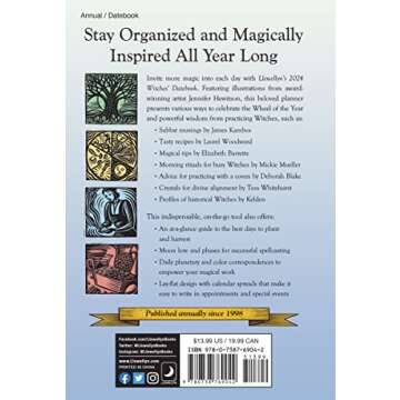 Llewellyn's 2024 Witches' Datebook - Your Guide to the Magical Year Ahead