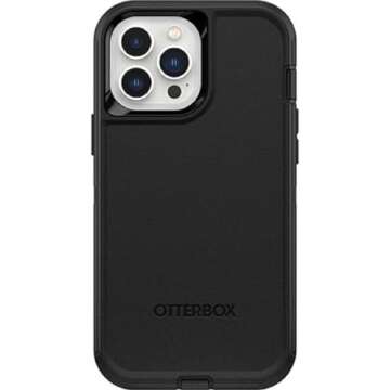 OtterBox iPhone 13 Pro Max & iPhone 12 Pro Max Defender Series Case - Black, Rugged & Durable, with ...