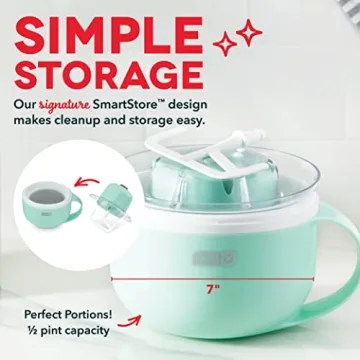 Ice Cream Maker Machine - DASH My Mug Aqua