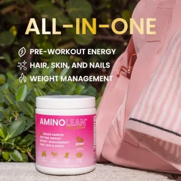 AminoLean Pre Workout Clean Energy Vegan Biotin Berry Elixir