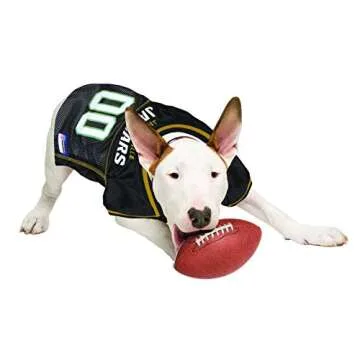 NFL Jacksonville Jaguars Dog Jersey, Size: Large. Best Football Jersey Costume for Dogs & Cats. Licensed Jersey Shirt