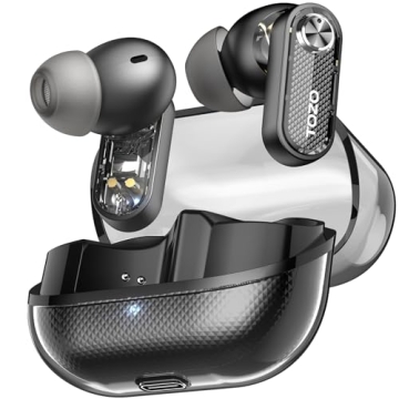 TOZO Crystal Pods: Wireless Active Noise Cancelling Earbuds