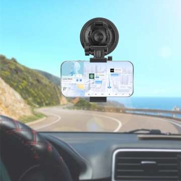 Heavy Duty Car Mount for iPhone & GoPro Video Recording
