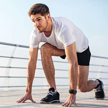 Adorve 4 Pack Compatible with Apple Watch Band 49mm 46mm 45mm 44mm 42mm iWatch Ultra 2 SE Series 10 9 8 7 6 5 4 3 2 1 Women Men,Breathable Sport Silicone Strap,Blue White/WhiteBlack/BlackGray/RedBlack