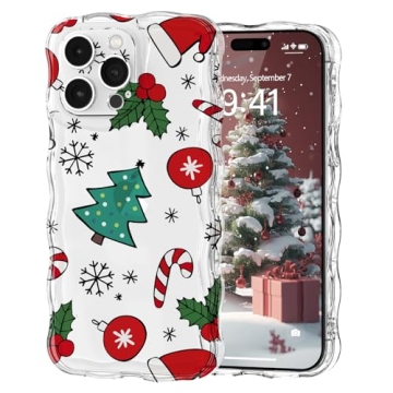 L-FADNUT Christmas Phone Case for iPhone 15 Pro Max - Cute Holiday Design