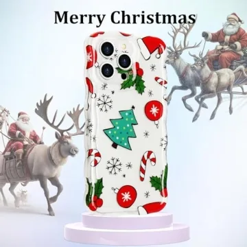 iPhone 15 Pro Max Christmas Phone Case - Cute Design