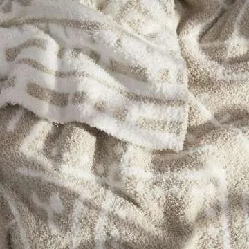 R.SHARE Cozy Boho Throw Blanket - Soft Microfiber 50x70