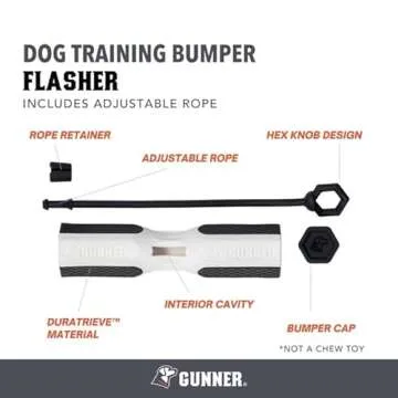 GUNNER Dog Training Bumper - Retriever Training Dummy, Retrieving Dummies for Pets, Bumpers for Wate...