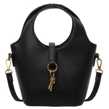 Women Bucket Bag PU Leather Hobo Bag - Stylish Vintage Tote for Every Occasion