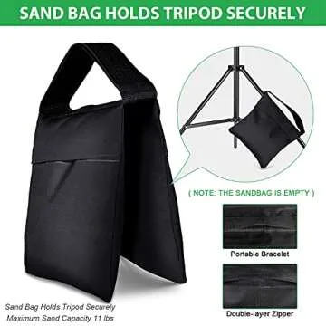 HPUSN Adjustable Backdrop Stand Kit 10ft: Photo Video Studio for Wedding Party Stage Decoration, Background Support System Kit for Photography with Clamp, Sand & Carry Bag