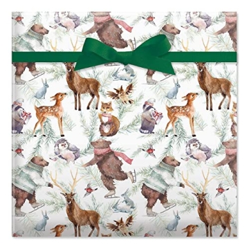 Current Forest Friends Premium Christmas Wrapping Paper Roll
