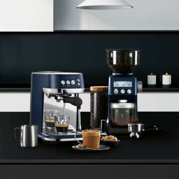 Breville Bambino Plus Espresso Machine in Blue