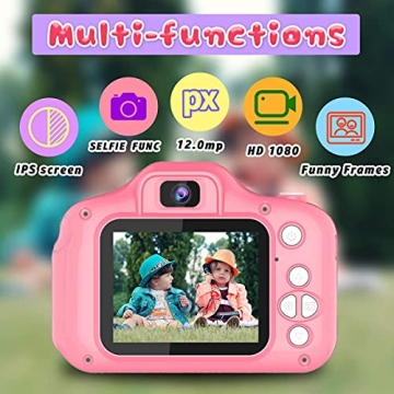 Kids Selfie Camera Ages 3-9 with 32GB SD Card