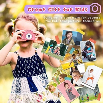 Kids Selfie Camera Ages 3-9 with 32GB SD Card