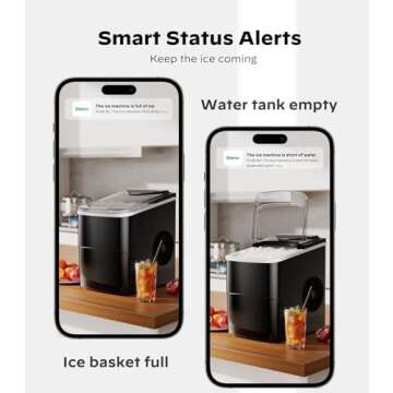 Silonn Smart Countertop Ice Maker with Wi-Fi Control