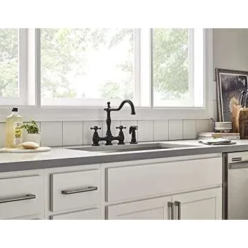 Gerber D404457BS Kitchen Faucet, Satin Black