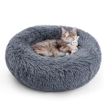 Rabbitgoo Cozy Cat Bed for Small Pets Washable Plush