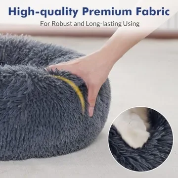Rabbitgoo Cozy Cat Bed for Small Pets Washable Plush