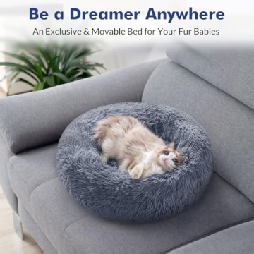 Rabbitgoo Cozy Cat Bed for Small Pets Washable Plush