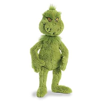 Aurora® Whimsical Dr. Seuss™ Grinch Stuffed Animal - Magical Storytelling - Officially Licensed -...