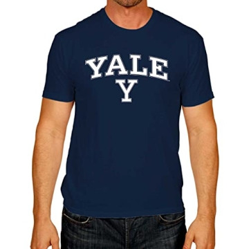 Premium Yale Bulldogs NCAA Gameday Cotton T-Shirt - Navy, Medium