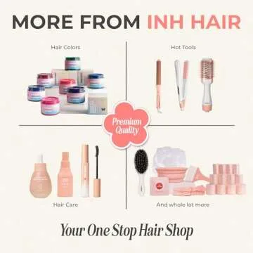 INH Hair Wax Sleek Stick Finishing & Smoothing Vegan Hair Wax Roller | Mess Free, Travel Friendly Styling Product for Flyaways and Frizz. 1.76 oz