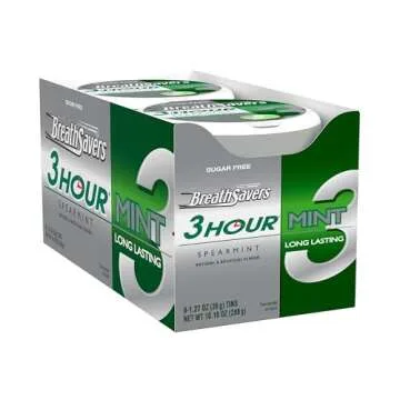 BREATH SAVERS Spearmint Sugar Free Breath Mints - 1.27 oz (8 Count)