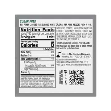 BREATH SAVERS Spearmint Sugar Free Mints Tins - 8 Count