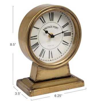 Luxury Gold Mantel Clock for Elegant Home Decor