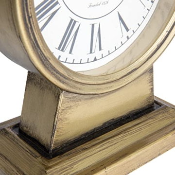 Luxury Gold Mantel Clock for Elegant Home Decor
